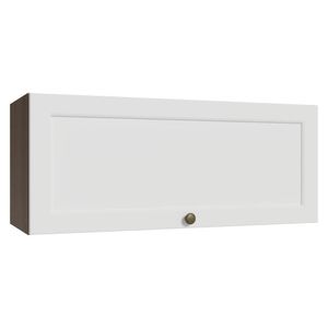 Armário Aéreo 80 Cm 1 Porta Basculante Rustic/branco Vik Madesa Rustic/branco