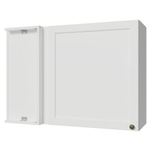 Armário Aéreo De Canto 1 Porta Vik Madesa Branco