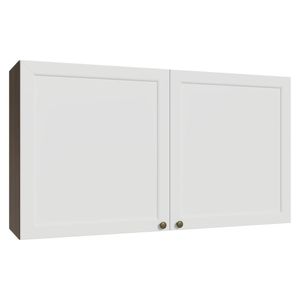 Armário Aéreo 120 Cm 2 Portas Vik Madesa Rustic/branco