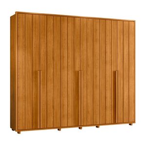 Guarda-roupa Casal Volpi Ripado 6 Portas 6 Gavetas - 7 Decor Cinamomo