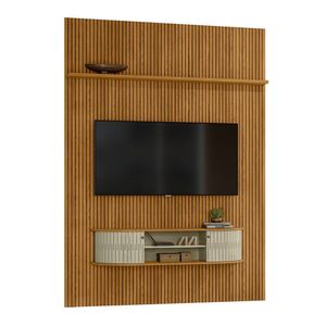 Combo Home Suspenso + Painel Para Tv 60 Polegadas New Monte Carlo - 7 Decor Cumaru E Opala