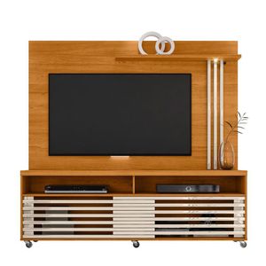 Combo Painel De Tv 60 Polegadas + Rack Frizz - 7 Decor Cinamomo E Off White