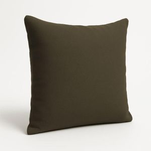 Almofada Decorativa 42cm Em Suede Fofinha Lisa para Sofá Marrom