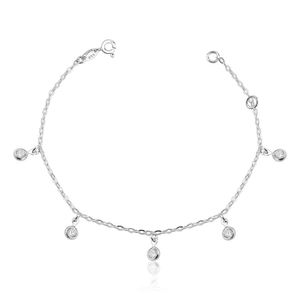 Pulseira Infantil Pontos De Luz Prata 925