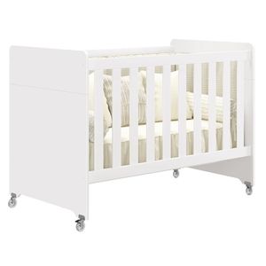 Berço Evolution 4 Em 1 Branco Fosco - Reller Móveis Branco Fosco