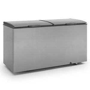 Freezer 2 Tampas Gelopar Conservador Inox 532L Ghb530bin Bivolt