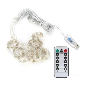 Cortina De Led Decoração Com Controle Natal Usb Bivolt