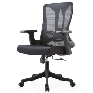Cadeira Escritório Nr-17 Giratória Diretor Blm768d Blume Tela Mesh Preto Base Rodizio Nylon