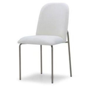 Cadeira Elos Mh-3291 Herval Estofada Linho Bege C2809 Base Aço Laca Fosca Bronze