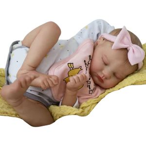 Bebê Reborn Menina Dormindo Artesanal Realista