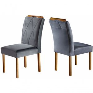 Cadeiras Para Mesa De Jantar Madeira Maciça - Rubi - Móveis Mundial