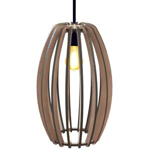 Luminária Teto Tipo Pendente Imperial Mdf - Completa Mdf Cru