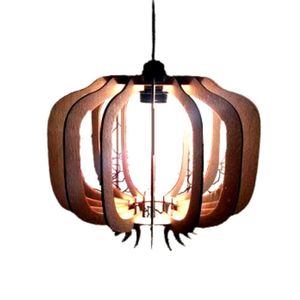 Luminária Teto Tipo Pendente Safira Mdf - Completa Mdf Cru