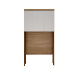 Modulado Aéreo Solteiro 3 Portas - Linea-cumaru-fendi - Móveis Novo Horizonte