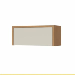 Armario Geladeira Condessa 1 Porta Basculante 80cm Nesher Carvalho/greige