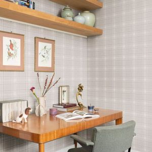 Papel De Parede African Queen Iii Aspecto Têxtil Bege 537444