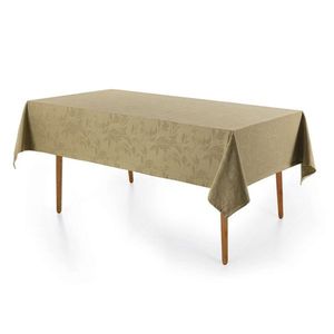 Toalha De Mesa Retangular 8 Lugares Katherine Verde Oliva