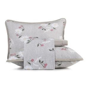 Jogo De Cama Casal 4 Peças Altenburg Malha Fio Penteado Cerise
