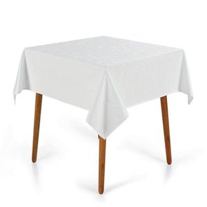 Toalha De Mesa Quadrada 4 Lugares Tilia Branco
