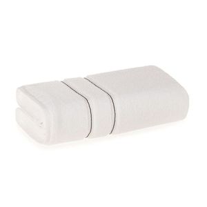 Toalha Banhão Fio Zero Twist 100% Algodão Plaza Branco/preto