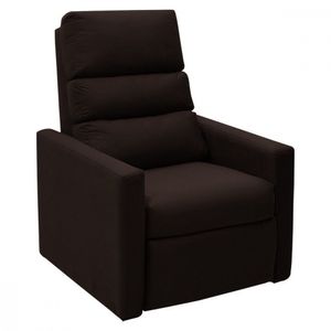 Poltrona Do Papai Reclinável Ravena Corano - Star Confort Marrom Escuro