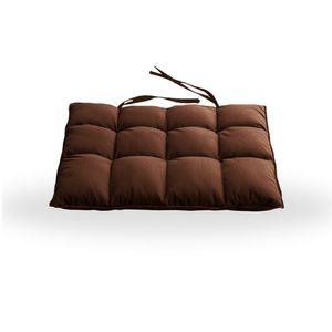 Assentos De Cadeira Futon 40x40 Em Sued Liso - Star Confort Café