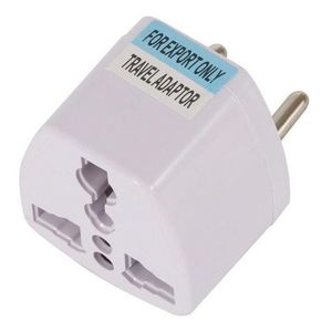 Adaptador Universal Para Pino Redondo Branco 250v-10a