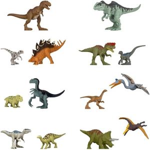 Kit 12 Brinquedo Dino – Mini Dinossauros Jurassic Park