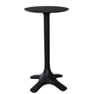 Mesa Bistrô Venice Fratini 110 Cm (altura) Com Tampo Redondo 60 Cm (largura) Polipropileno Nude