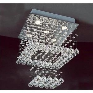 Lustre Para Sala, Quarto, Hall, Sala De Jantar, Cozinha Em Cristal K9 Base 42x42 50cm