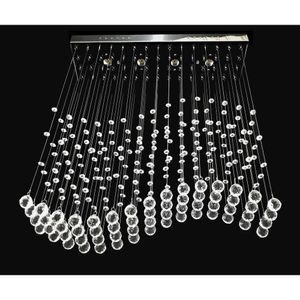 Lustre Para Sala, Cozinha, Sala De Jantar Cristal Base 18x70 80cm