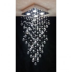 Lustre Para Sala, Quarto, Hall, Sala De Jantar, Cozinha Em Cristal K9 70cm