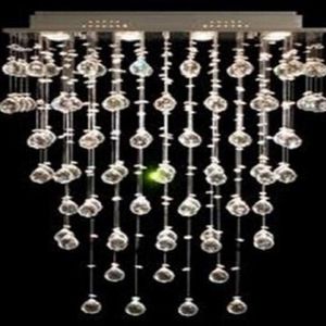 Lustre Para Sala, Cozinha, Sala De Jantar, Hall, Escritório Cristal Base 18x70 60cm