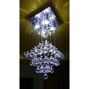 Lustre Para Sala, Quarto, Cozinha, Cristal K9 Base 30x30 60cm