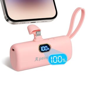 Carregador Portátil 5000mah - Rosa