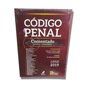 Livro Comentado Capa Comum Código Penal 2ª Edição Versão 2019 - Editora Manole Jurídico