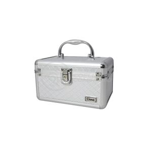 Maleta Profissional Cisne Organizadora De Joias E Maquiagem Completa Csn-5131 - Prata