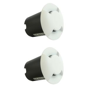 Kit 2 Spot Led Baliza 1,5w Bc 3000k 4 Fachos Foxlux