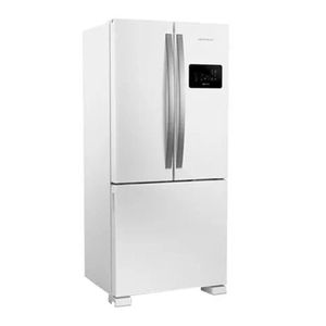 Geladeira Brastemp Frost Free French Door BRO85AB Inverter 554L Branco 110V