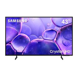 Smart TV 43 Samsung Crystal Ultra HD 4K U8600F Preto Bivolt
