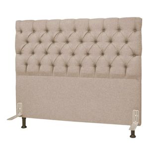 Cabeceira Cama Box Casal Queen 160cm Cristal Linho Bege - Mv Estofados