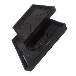 Ralo Oculto 15x15 Invisivel Para Piso Porcelanato Preto