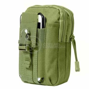 Kit De Sobrevivência E Atividades Camping Verde Militar Para Selva Escoteiro Pesca Acampar