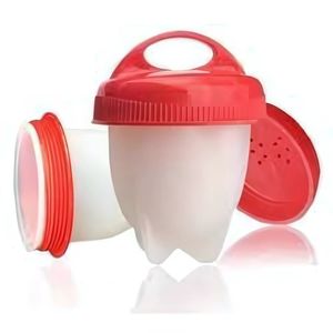 Kit 2 Formas Para Cozinhar Ovos, Silicone Bpa Free - Design Inovador