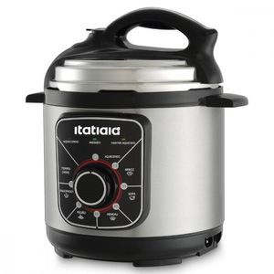 Panela De Pressão Elétrica Itatiaia Essencial 900w 5L Inox/preto