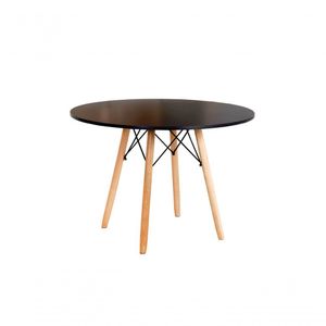 Mesa Eames Eiffel Redonda 110 Cm - Preto
