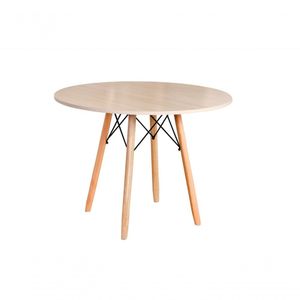 Mesa Eames Eiffel Redonda 110 Cm - Madeirado Truffel