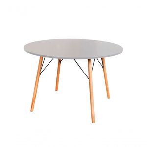 Mesa Eames Eiffel Redonda 120 Cm - Cinza