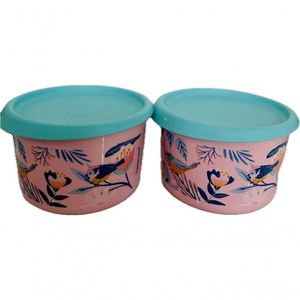 Tupperware Kit 2 Peças Mini Instantânea Vila Das Flores 575ml