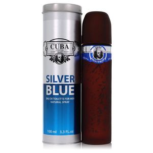 Perfume-Col. Masculino Cuba Silver Blue Fragluxe Eau De Toilette
